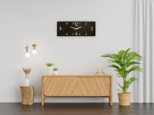 Load image into Gallery viewer, Wooden Wall Clock Black (2 Sizes)