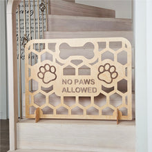Load image into Gallery viewer, Handmade Wooden Dog Gate, Freestanding Indoor Pet Barrier with Custom Options