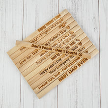 Load image into Gallery viewer, Custom Carpenter Pencil, Funny Dad Construction Gift, Builder Pencil, Woodworker Stocking Stuffer, Graduation Gift for Carpenter