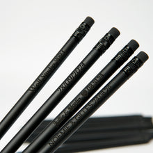 Load image into Gallery viewer, Personalized Black Wooden HB Pencils, The Perfect Personalized Gift Idea