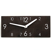 Load image into Gallery viewer, Wooden Wall Clock Black (2 Sizes)