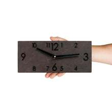 Load image into Gallery viewer, Wooden Wall Clock Black (2 Sizes)