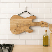 Load image into Gallery viewer, Cutting Board - Guitar Shaped Wooden Cutting Board