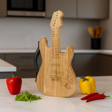 Load image into Gallery viewer, Cutting Board - Guitar Shaped Wooden Cutting Board
