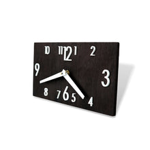 Load image into Gallery viewer, Wooden Wall Clock Black (2 Sizes)