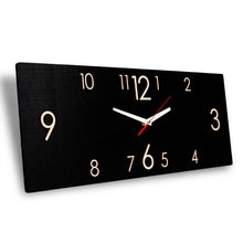 Load image into Gallery viewer, Wooden Wall Clock Black (2 Sizes)