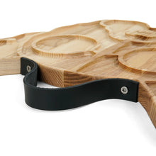 Load image into Gallery viewer, Wooden cheese snack serving tray, Cutting board, Gift for animal lovers