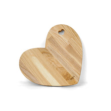 Load image into Gallery viewer, Heart shaped charcuterie bord, Wooden cutting board