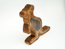 Load image into Gallery viewer, Wooden Piggy Bank Kangaroo (Brown, Engraving)