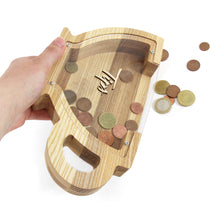 Load image into Gallery viewer, Wooden tip box, Wooden piggy bank