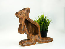 Load image into Gallery viewer, Wooden Piggy Bank Kangaroo (Engraving)