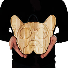 Load image into Gallery viewer, Wooden cheese snack serving tray, Cutting board, Gift for animal lovers