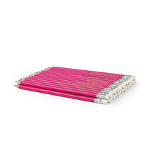 Load image into Gallery viewer, Personalized Pink Wooden Pencils, Cute Custom Stationery for School, Office, or Gifts