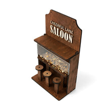 Load image into Gallery viewer, Handcrafted Wooden “Saloon” Bird Feeder, Fully Assembled Rustic Garden Feeder, Ideal Gift for Birdwatching and Outdoor Spaces
