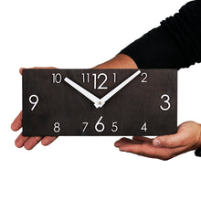 Load image into Gallery viewer, Wooden Wall Clock Black (2 Sizes)