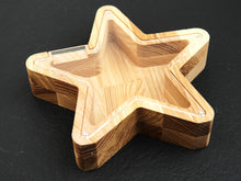 Load image into Gallery viewer, Wooden Piggy Bank Star (Brown, Engraving)