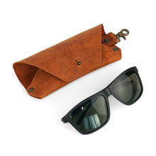 Load image into Gallery viewer, Saddle Leather Sunglasses Case
