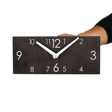 Load image into Gallery viewer, Wooden Wall Clock Black (2 Sizes)