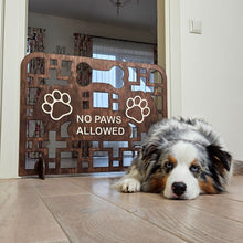 Load image into Gallery viewer, Custom Wooden Dog Gate, Easy-to-Move, Freestanding Barrier for Doorways, Stairways and Hallways