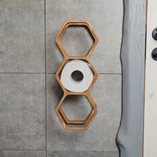 Load image into Gallery viewer, Triple Roll Toilet Paper Holder, Wall Mounted Bathroom Organizer for Extra Storage & Easy Access