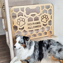Load image into Gallery viewer, Handmade Wooden Dog Gate, Freestanding Indoor Pet Barrier with Custom Options