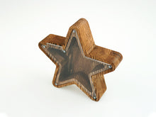Load image into Gallery viewer, Wooden Piggy Bank Star (Brown, Engraving)