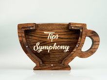 Load image into Gallery viewer, Wooden Piggy Bank Cup (Brown, Engraving)