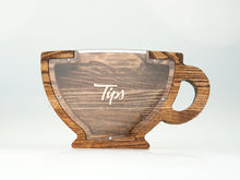 Load image into Gallery viewer, Wooden Piggy Bank Cup (Brown, Engraving)