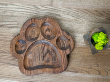 Load image into Gallery viewer, Wooden Paw Shape Serving Tray (3 colors)