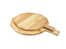 Load image into Gallery viewer, Wooden Pizza Cutting Board "Modern"