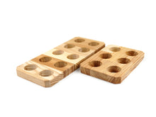 Load image into Gallery viewer, Wooden Chicken Egg Holders (2 sizes, 3 colors)