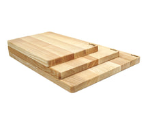 Load image into Gallery viewer, Hard Natural Ashwood Block Cutting Board (3 sizes, 3 colors )