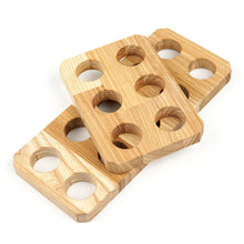 Load image into Gallery viewer, Wooden Chicken Egg Holders (2 sizes, 3 colors)