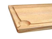 Load image into Gallery viewer, Wooden Ashwood Cutting Board With Juice Groove