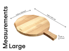 Load image into Gallery viewer, Wooden Pizza Cutting Board "Modern"