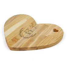 Load image into Gallery viewer, Heart shaped charcuterie bord, Wooden cutting board