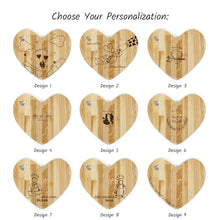 Load image into Gallery viewer, Heart shaped charcuterie bord, Wooden cutting board