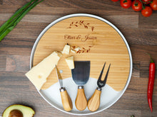 Load image into Gallery viewer, Cheese Board Tray With Tools ( Personalization)