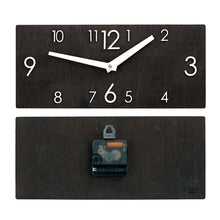 Load image into Gallery viewer, Wooden Wall Clock Black (2 Sizes)