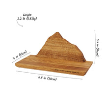 Load image into Gallery viewer, Personalized Mount Everest Wooden Mountain Shelf, Floating Wall Decor
