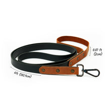 Load image into Gallery viewer, Personalized dog leather leash