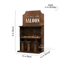 Load image into Gallery viewer, Handcrafted Wooden “Saloon” Bird Feeder, Fully Assembled Rustic Garden Feeder, Ideal Gift for Birdwatching and Outdoor Spaces