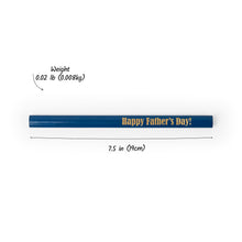 Load image into Gallery viewer, Personalized Blue Carpenter Pencil, Flat Pencil for Woodworking, Carpentry, DIY, Gift for Dad, Father’s Day, Handyman Tool