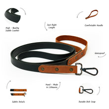 Load image into Gallery viewer, Personalized dog leather leash