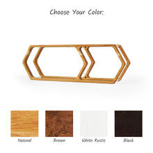 Load image into Gallery viewer, Wooden Toilet Paper Holder, Wall-Mounted 3-Roll Storage Rack, Rustic Organizer for Bathroom Decor