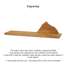 Load image into Gallery viewer, Wooden Mountain Wall Shelf, Nature-Inspired Floating Shelf for Nursery or Cabin