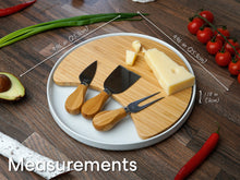 Load image into Gallery viewer, Cheese Board Tray With Tools ( Personalization)