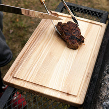 Load image into Gallery viewer, Wooden Ashwood Cutting Board With Juice Groove