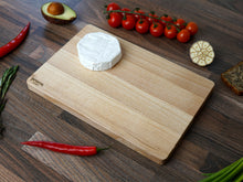 Load image into Gallery viewer, Hard Natural Ashwood Block Cutting Board (3 sizes, 3 colors )