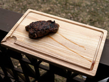 Load image into Gallery viewer, Wooden Ashwood Cutting Board With Juice Groove